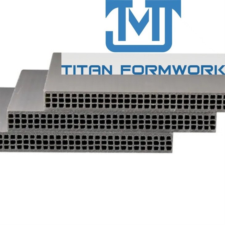 Hot Sale Reusable Waterproof PVC Plastic Formwork For Concrete Construction factory