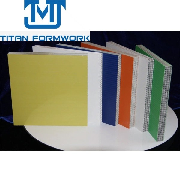 Hot Sale Reusable Waterproof PVC Plastic Formwork For Concrete Construction suppliers